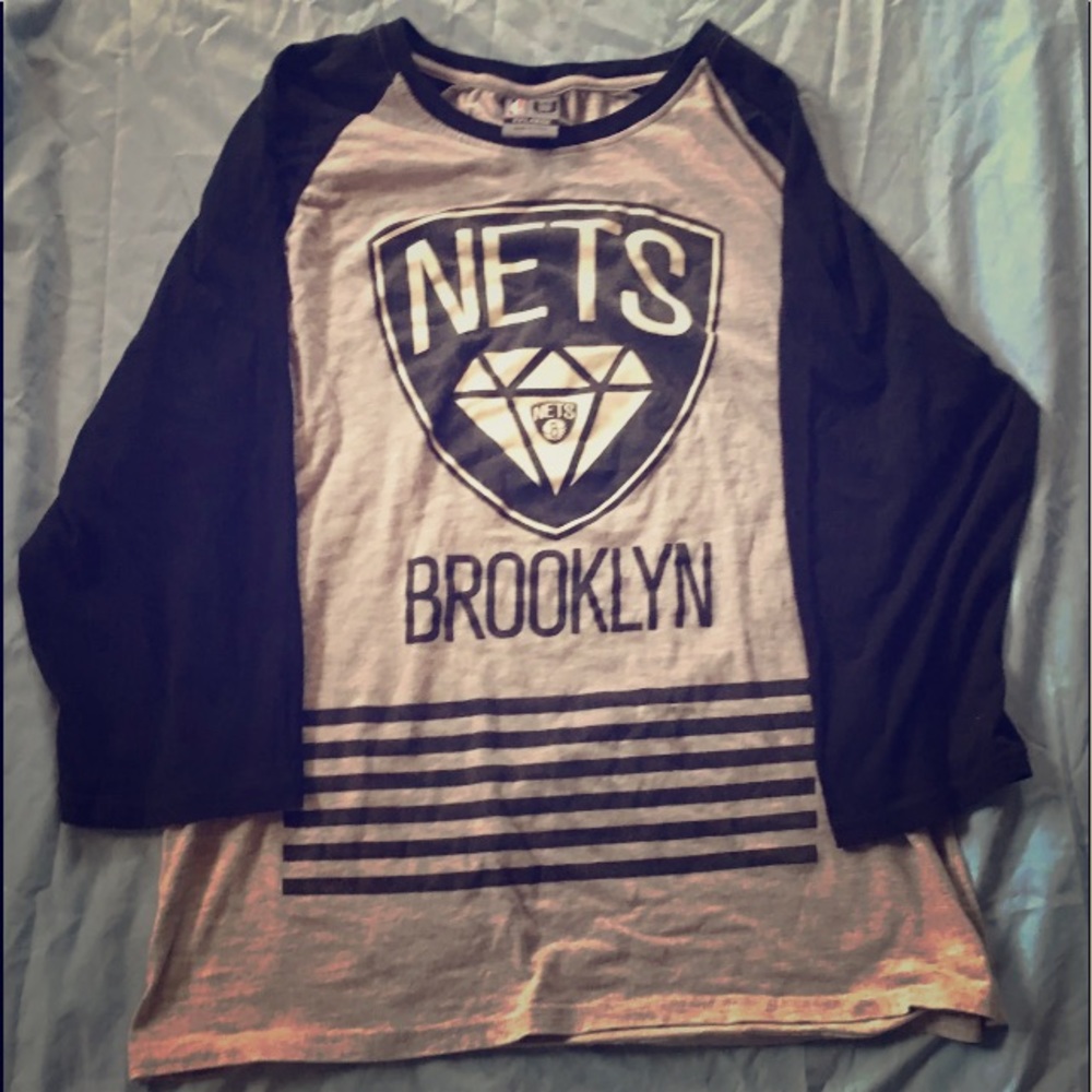 NBA Brooklyn Nets 3/4 Sleeve XXL Men’s
